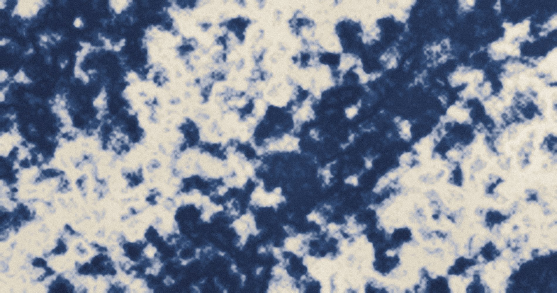 Marbled endpaper, stone pattern in indigo