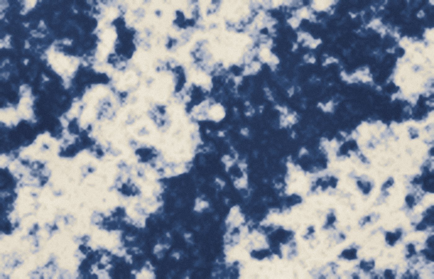 Stone pattern marbling in indigo